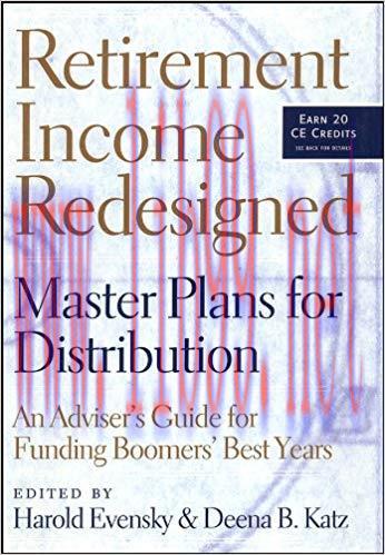 (PDF)Retirement Income Redesigned: Master Plans for Distribution &mdash; An Adviser&rsquo;s Guide for Fundi...