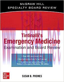[AME]Tintinalli's Emergency Medicine Examination and Board Review (The Mcgraw Hill Specialty Bo...