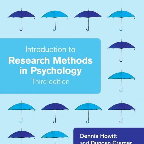 Introduction to Research Methods in Psycholog 3rd edtion