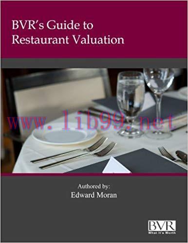 (PDF)BVR&rsquo;s Guide to Restaurant Valuation First Edition