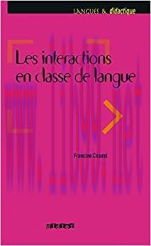(PDF)Les int&eacute;ractions dans l&rsquo;enseignement des langues &ndash; Ebook (Les interactions dans l&rsquo;enseigne...