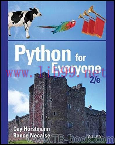 (PDF)Python for Everyone 2nd Edition by Cay S. Horstmann