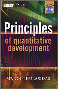 (PDF)Principles of Quantitative Development 1st Edition