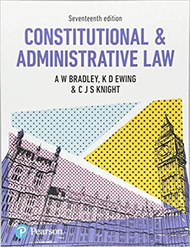 Constitutional and Administrative Law 17th Edition