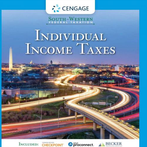 South-Western Federal Taxation 2020 Individual Income Taxes 43rd Edition