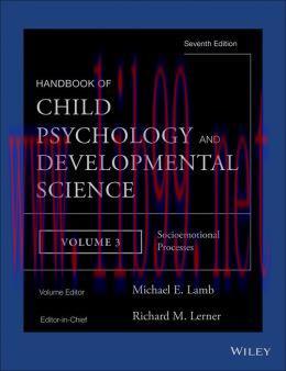 [AME]Handbook of Child Psychology and Developmental Science, Socioemotional Processes