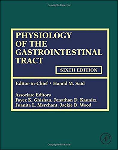 Physiology of the Gastrointestinal Tract 6th edition, 2 Volume Set