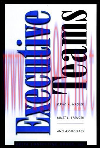 (PDF)Executive Teams (J-B US non-Franchise Leadership Book 338) 1st Edition