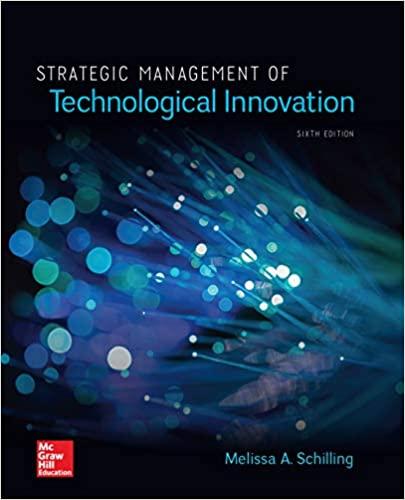 Strategic Management of Technological Innovation 6th Edition [Melissa A. Schilling]