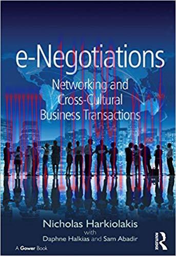 (PDF)e-Negotiations: Networking and Cross-Cultural Business Transactions 1st Edition