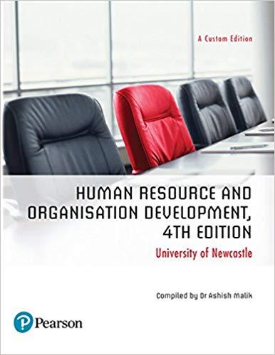 Human Resource and Organisation Development 4th Custom Au Edition