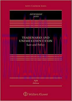 (PDF)Trademarks and Unfair Competition: Law and Policy (Aspen Casebook Series) 5th Edition