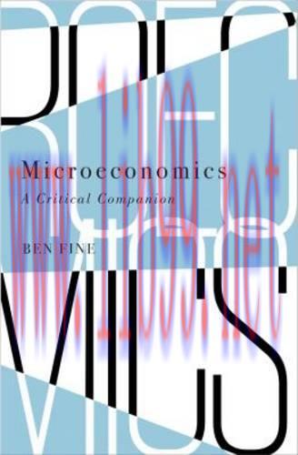 [FOX-Ebook]Microeconomics: A Critical Companion (Political Economy and Development)