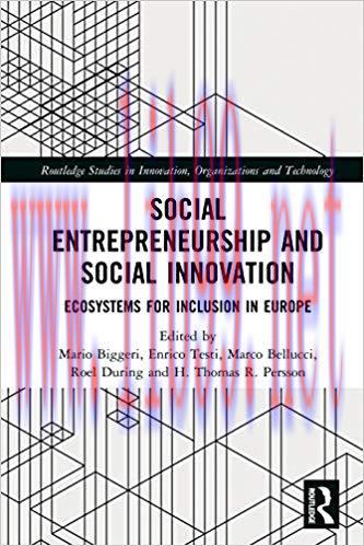 (PDF)Social Entrepreneurship and Social Innovation: Ecosystems for Inclusion in Europe (Routled...