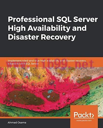 [FOX-Ebook]Professional SQL Server High Availability and Disaster Recovery