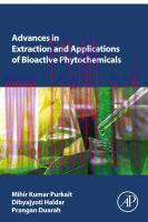 [PDF]Advances in Extraction and Applications of Bioactive Phytochemicals