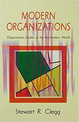 (PDF)Modern Organizations: Organization Studies in the Postmodern World 1st Edition