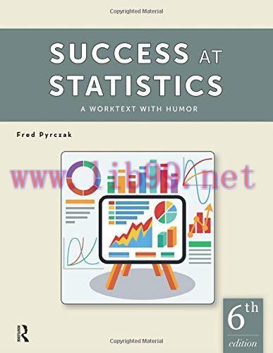 [AME]Success at Statistics: A Worktext with Humor (Original PDF)