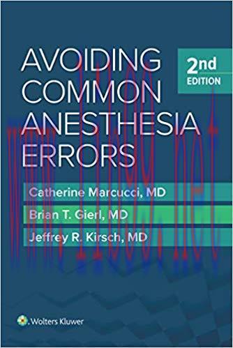 (PDF)Avoiding Common Anesthesia Error 2nd Edition