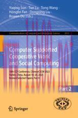 [PDF]Computer Supported Cooperative Work and Social Computing: 18th CCF Conference, ChineseCSCW...