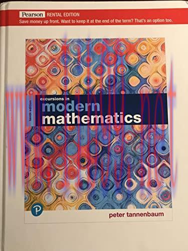 [FOX-Ebook]Excursions in Modern Mathematics, 10th Edition