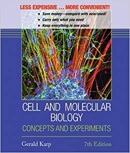 (Test Bank)Cell and Molecular Biology Concepts and Experiments, 7th Edition.zip