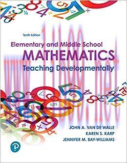 (PDF)Elementary and Middle School Mathematics: Teaching Developmentally 10th Edition