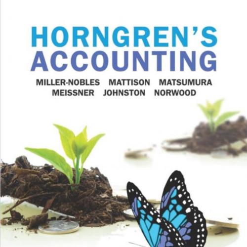 Horngren's Accounting, Volume 1, Eleventh Canadian Edition (11th Edition) - Wei Zhi