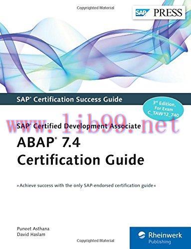 [FOX-Ebook]ABAP 7.4 Certification Guide - SAP Certified Development Associate, 3rd Edition