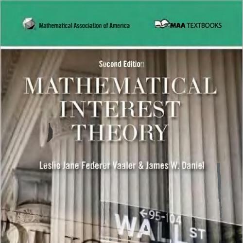 Mathematical Interest Theory 2nd Edition - Wei Zhi