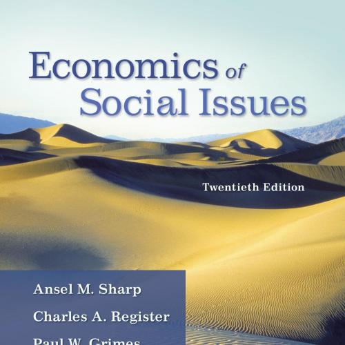Economics of Social Issues 20th edition