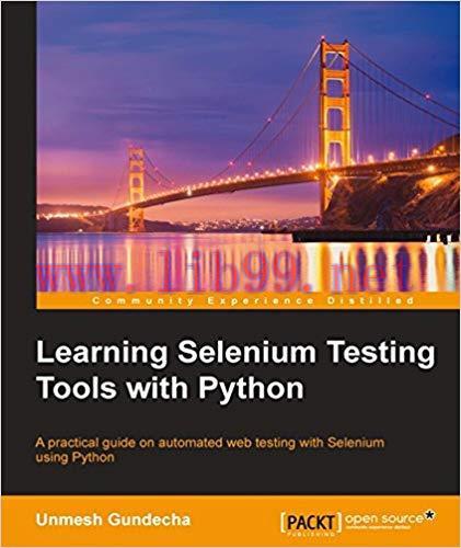 Learning Selenium Testing Tools with Python