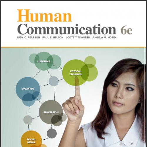(IM)Human Communication 6th Edition Judy Pearson.zip