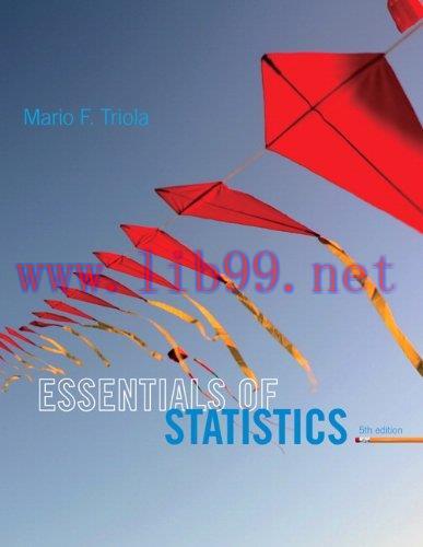 [FOX-Ebook]Essentials of Statistics, 5th Edition
