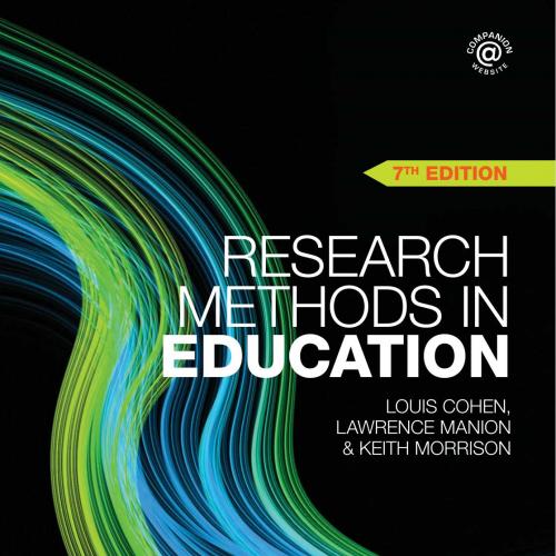 Research Methods in Education 7th Edition