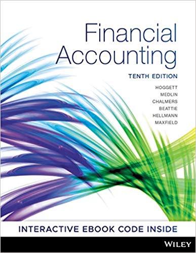 Financial Accounting 10th Australia Edition [Hoggett]