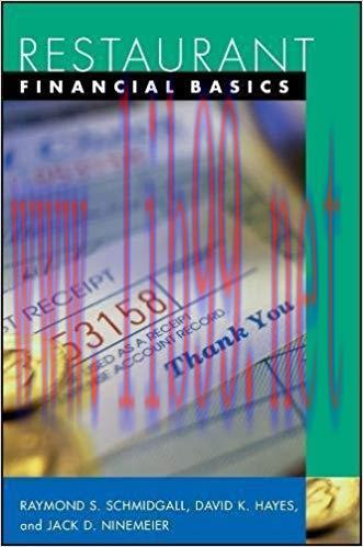Restaurant Financial Basics 1st Edition,