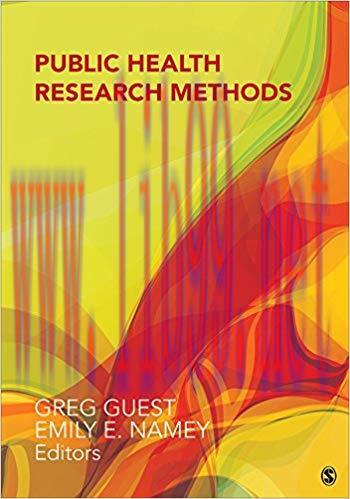 (PDF)Public Health Research Methods 1st Edition