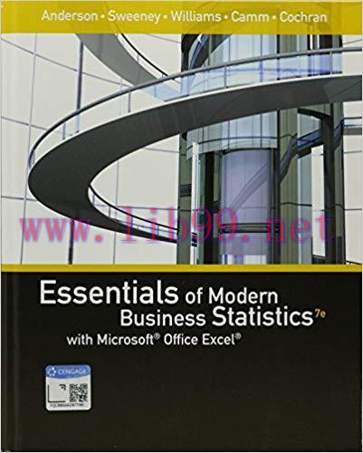 [PDF]Essentials of Modern Business Statistics with Microsoft Office Excel 7th Edition [David R....