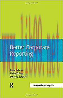 (PDF)Better Corporate Reporting (DoShorts) 1st Edition