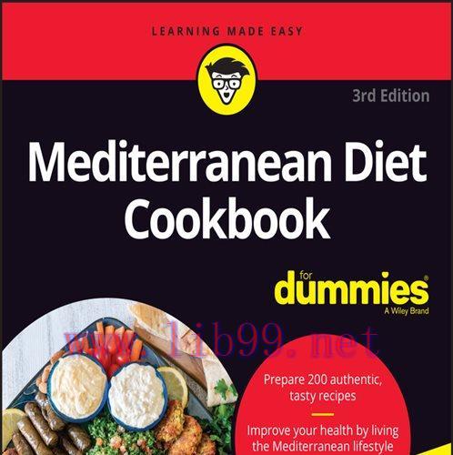 [AME]Mediterranean Diet Cookbook For Dummies, 3rd Edition (EPUB)