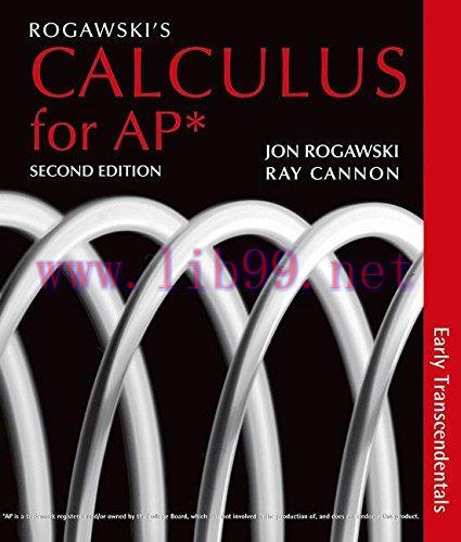 [FOX-Ebook]Rogawski’s Calculus for AP*: Early Transcendentals, 2nd Edition