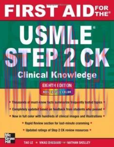 [AME]First Aid for the USMLE Step 2 CK, Eighth Edition (Original PDF)