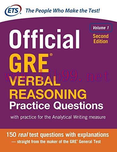 [FOX-Ebook]Official GRE Verbal Reasoning Practice Questions, 2nd Edition, Volume 1