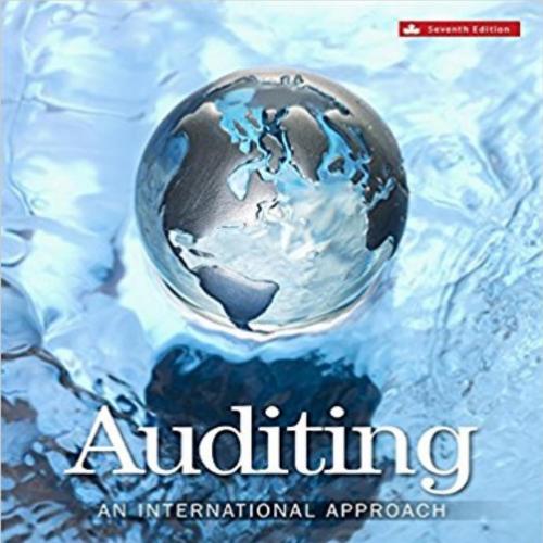 Auditing An International Approach 7th Canadian Edition Yuan Ban - Wei Zhi