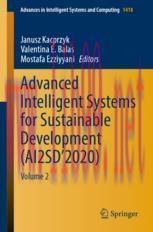 [PDF]Advanced Intelligent Systems for Sustainable Development (AI2SD&rsquo;2020): Volume 2