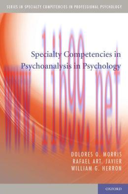 [AME]Specialty Competencies in Psychoanalysis in Psychology