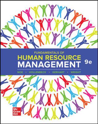 ISE Fundamentals of Human Resource Managing 9th Edition [Raymond A. Noe]