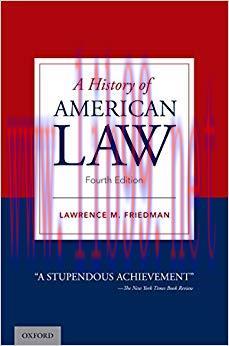 A History of American Law 4th Edition
