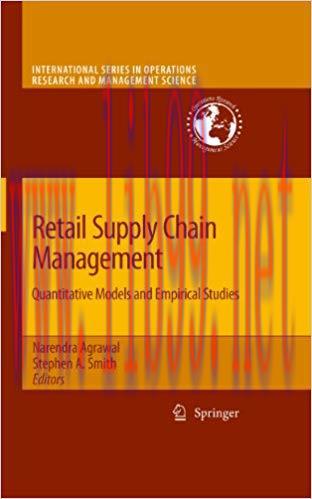 (PDF)Retail Supply Chain Management: Quantitative Models and Empirical Studies (International S...